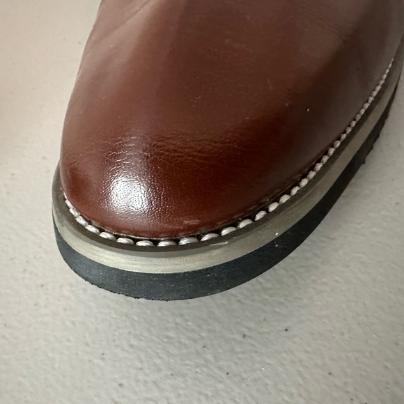 Men Pertorated Detail Lace up Front Dress Shoes Business Derby Shoes For Outdoor - Picture 12 of 16